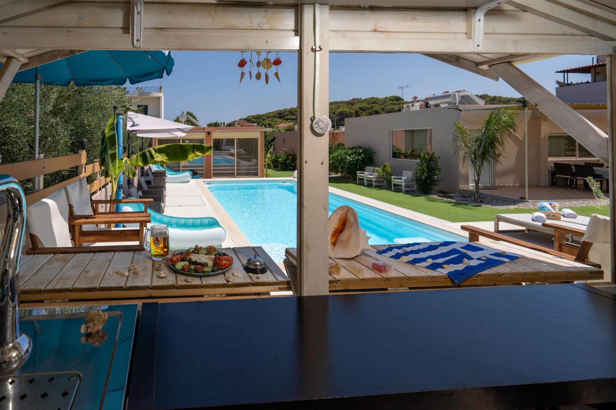 Modular Bungalows With Heated Pool Artemis Greece Exterior foto